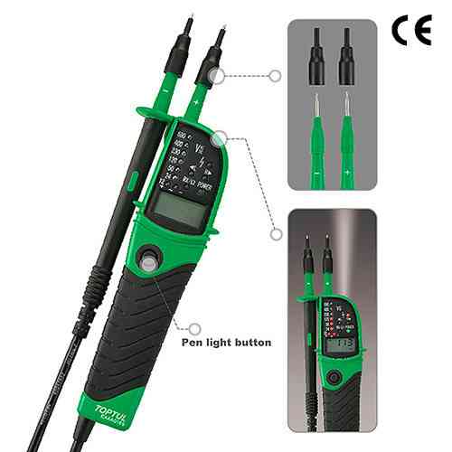 Тестер автомобильный универсальный TOPTUL с цифровым дисплеем 12~690V AC/DC EAAA0169 Харьков