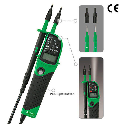 Тестер автомобильный универсальный TOPTUL с цифровым дисплеем 12~690V AC/DC EAAA0169 Харьков - изображение 1