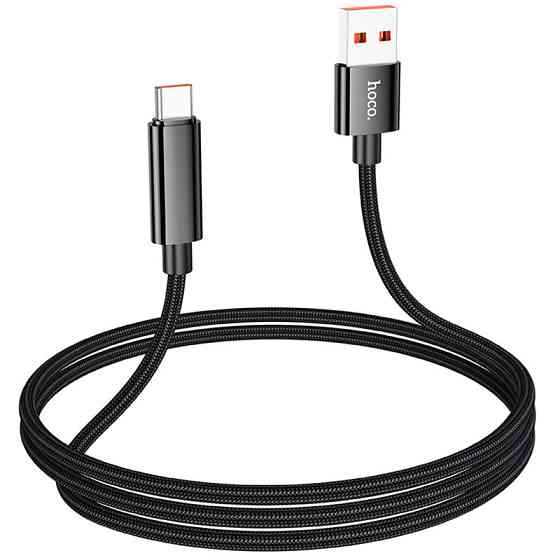 Дата кабель Hoco U125 Benefit 5A USB to Type-C with display (1.2m) Херсон