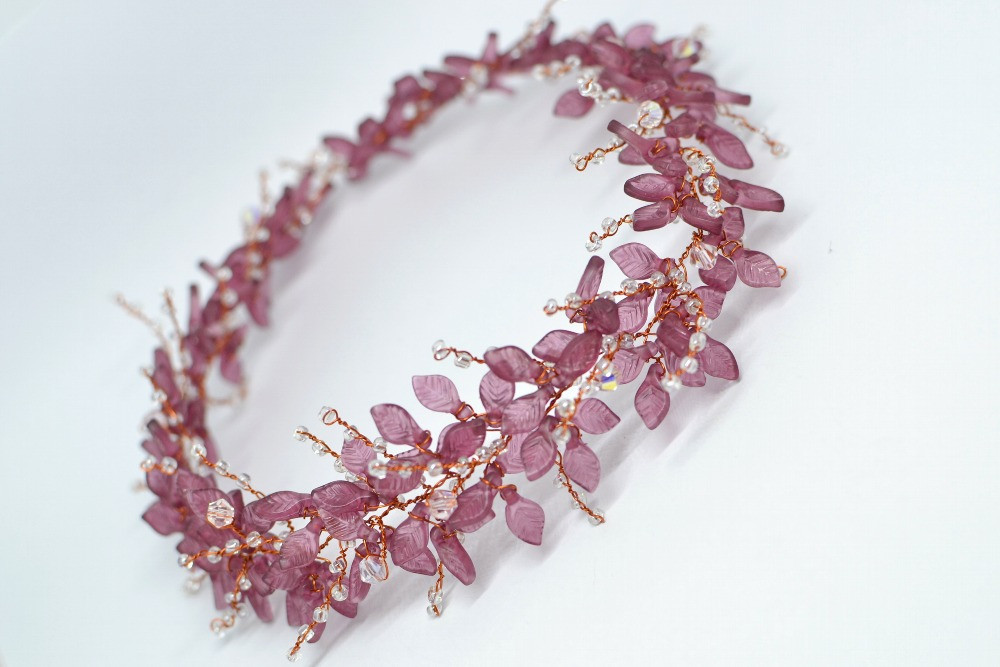 Прикраса для волосся, діадема, віночок. довжина 30 см ширина 2,5 см. Ровно - изображение 4