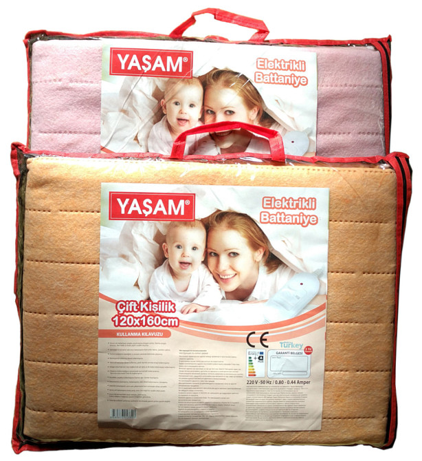 Електричне простирадло YASAM 120x160 - Туреччина (Електропростирадло - термошов - байка) 54997 Київ - зображення 1