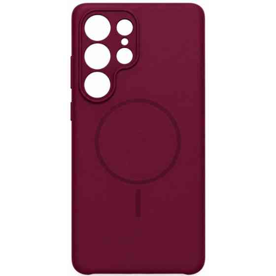 DM Чохол Silicone Case with MagSafe для Samsung S26 Ultra S948 Marsala Харків