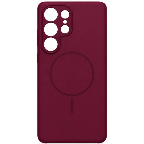 DM Чохол Silicone Case with MagSafe для Samsung S26 Ultra S948 Marsala Харьков - изображение 2