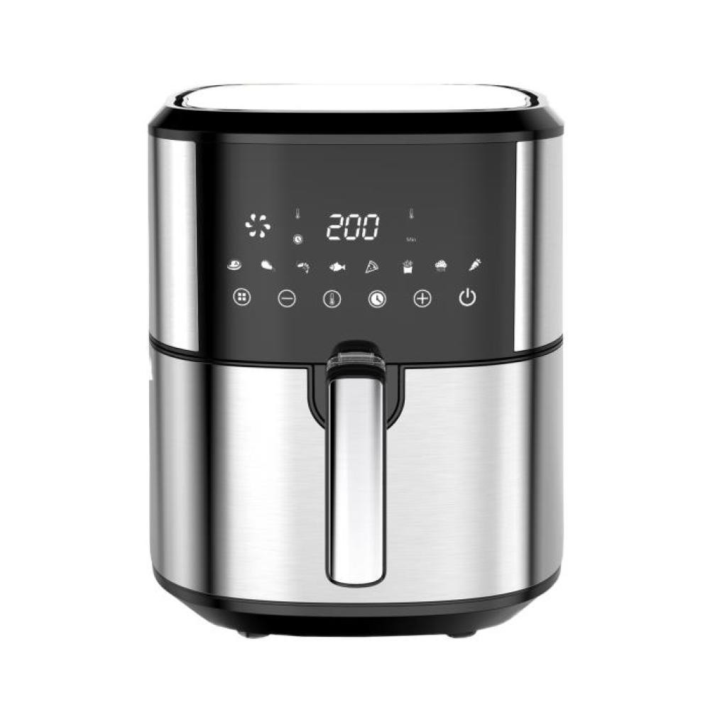 Аэрогриль мультипечь на 2 тэна Rotex Up DownFry ROM-760-XL 2000 Вт 7.5 л серебристая Киев - изображение 1