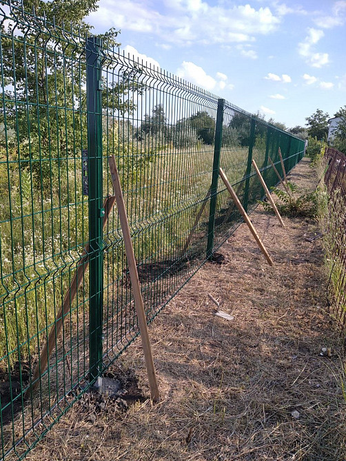 Зелений паркан 3D сітка, установка під ключ гарантія від виробника Київ - зображення 3