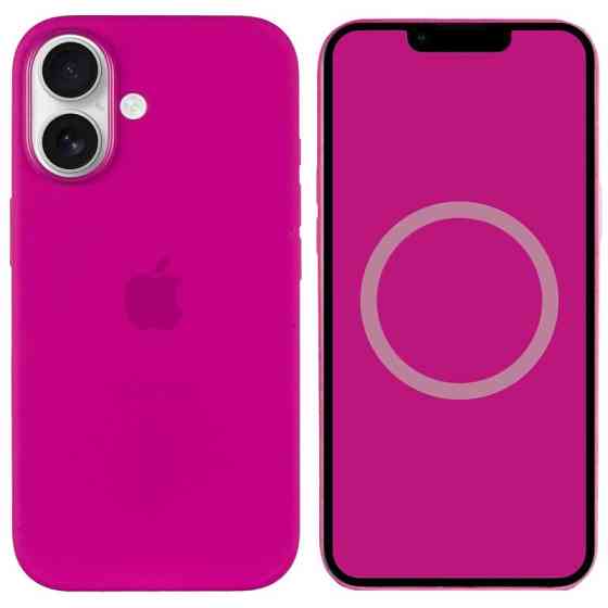 Чехол Silicone case (AAA) with Magsafe and Animation (button) для Apple iPhone 16 Plus (6.7") Херсон