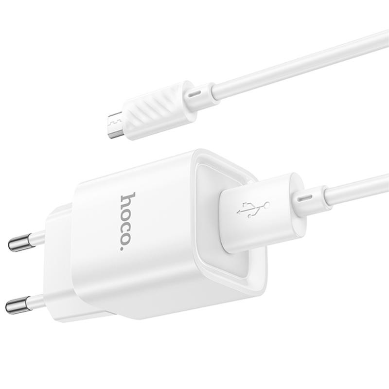 СЗУ Hoco C145A Charm QC3.0 18W (1USB-A) + кабель USB to MicroUSB Херсон - зображення 6
