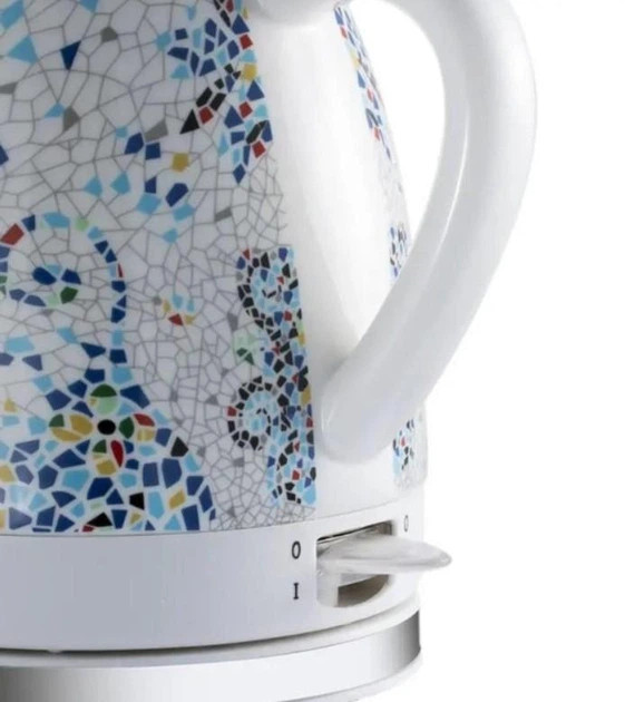 Электрочайник Domotec Мозаика MS-7837 1.4 л белый Київ - зображення 7