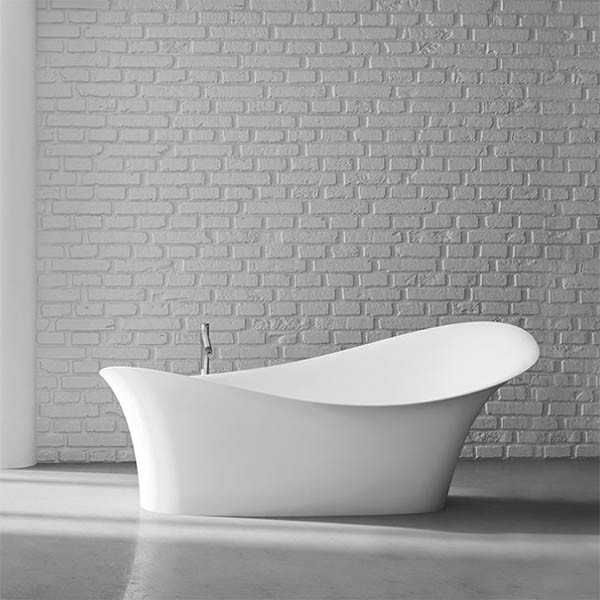 Ванна окремостояча зі штучного каменю ALICE I біла глянсова P_W_002_05_1790 Хмельницький - зображення 3