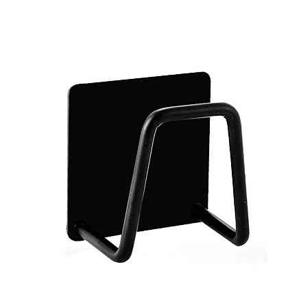 Гачок-підставка під мочалку для кухонної раковини 5915 4,5х4,5х3 см чорний Киев