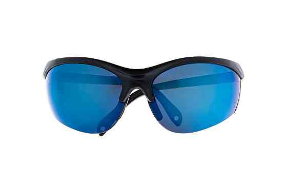 Очки открытые MASTERTOOL SPORTLINE BLUE MIRROR защита от царапин ANTI-SCRATCH регулируемые дужки 82- Харків