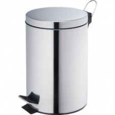 Ведро из нержавеющей стали с педалью, полированное Киев - изображение 1