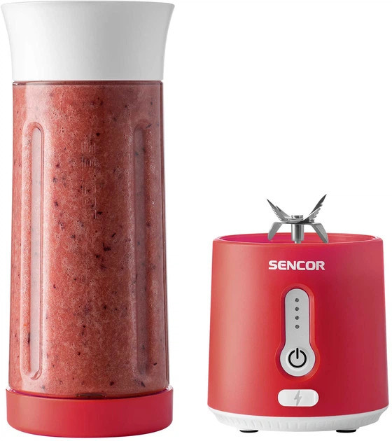 Фитнес-блендер аккумуляторный Sencor SBL134RD 150 Вт красный Киев - изображение 3