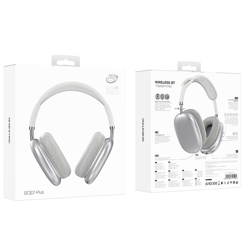 Накладные беспроводные наушники Borofone BO22 Plus Elegant Херсон - зображення 3