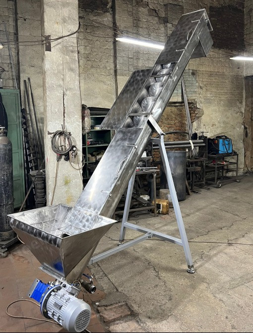 Шнекові транспортери в жолобі з нержавіючої сталі. Виготовлення під замовлення Полтава - зображення 1