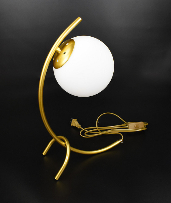 Настільна лампа K25 Золото 41х14х28 см. Киев - изображение 1