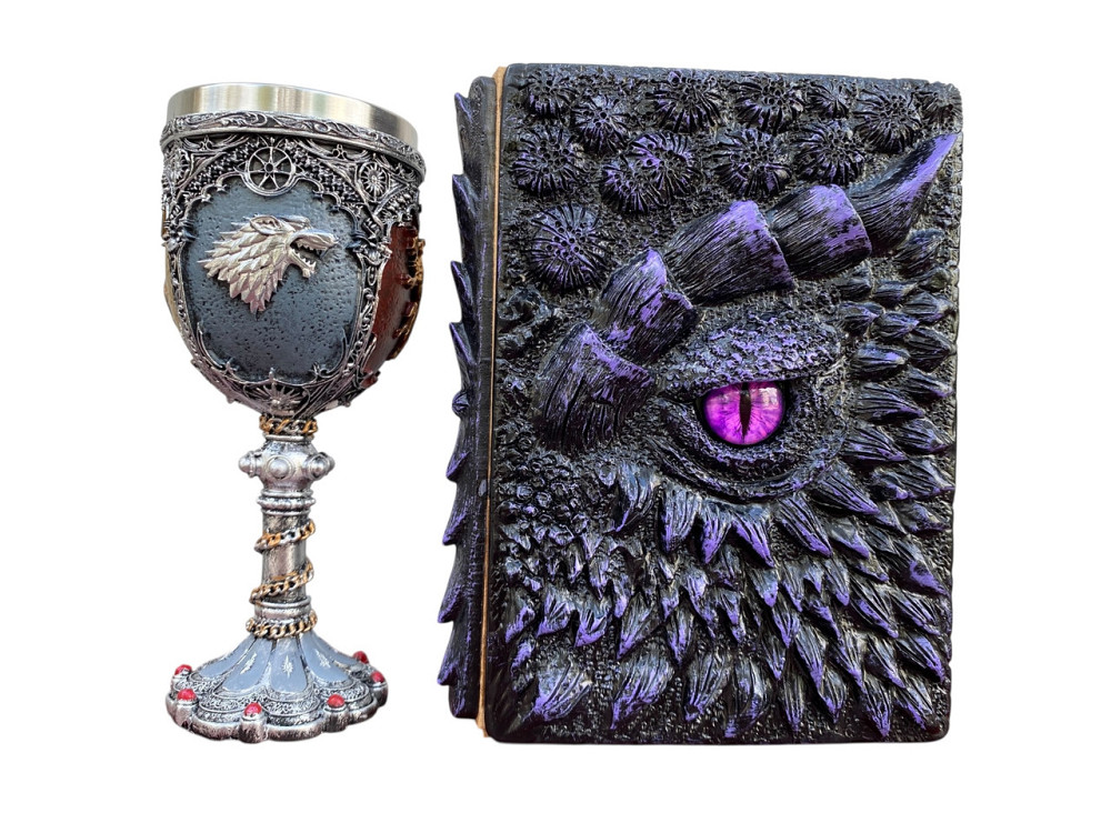 Подарочный набор Бокал 3 Игра Престолов и Блокнот 3 «Око Иллюзий» Київ - зображення 1