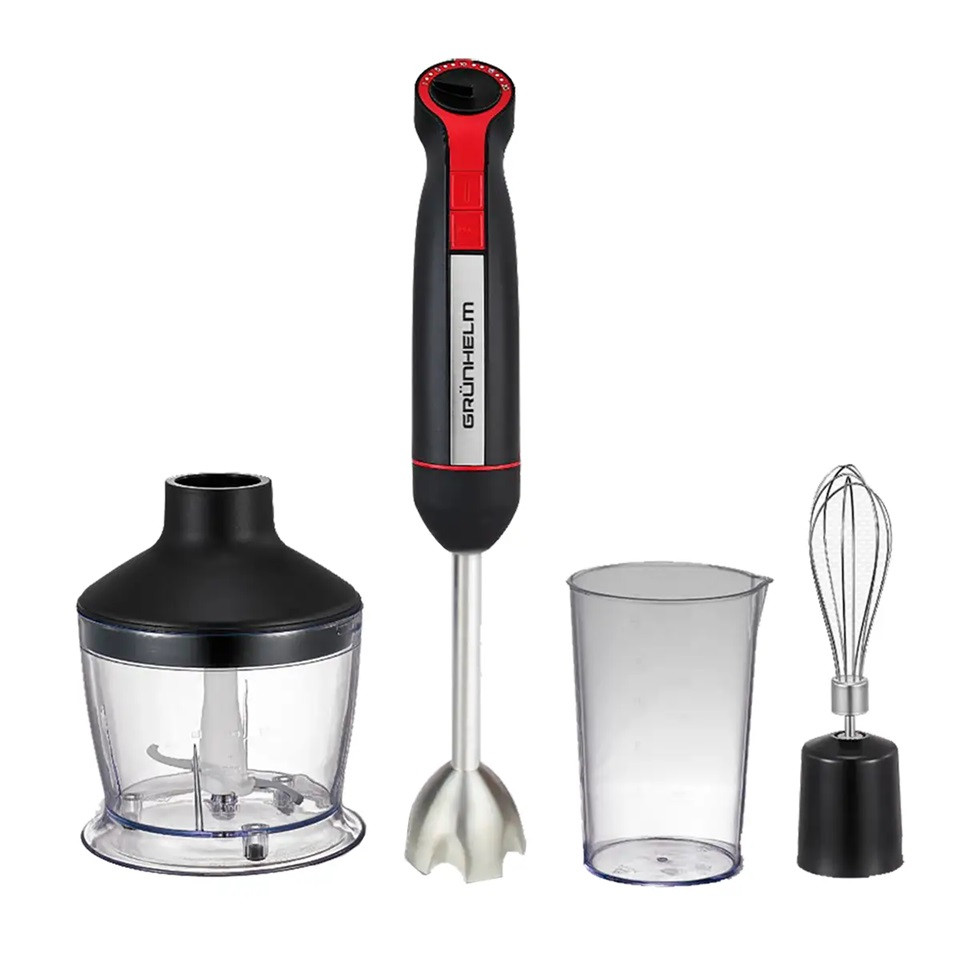 Блендер погружной Grunhelm EBS-1280SB 1200 Вт черный Київ - зображення 1