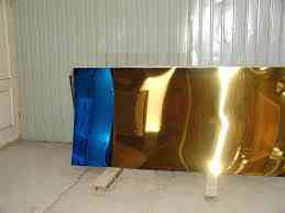 Лист кровельный нержавеющий синего цвета Киев