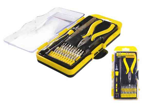 Насадки отверточные прецинзионные MASTERTOOL и инструменты набор 23 шт 40-0166 Харків