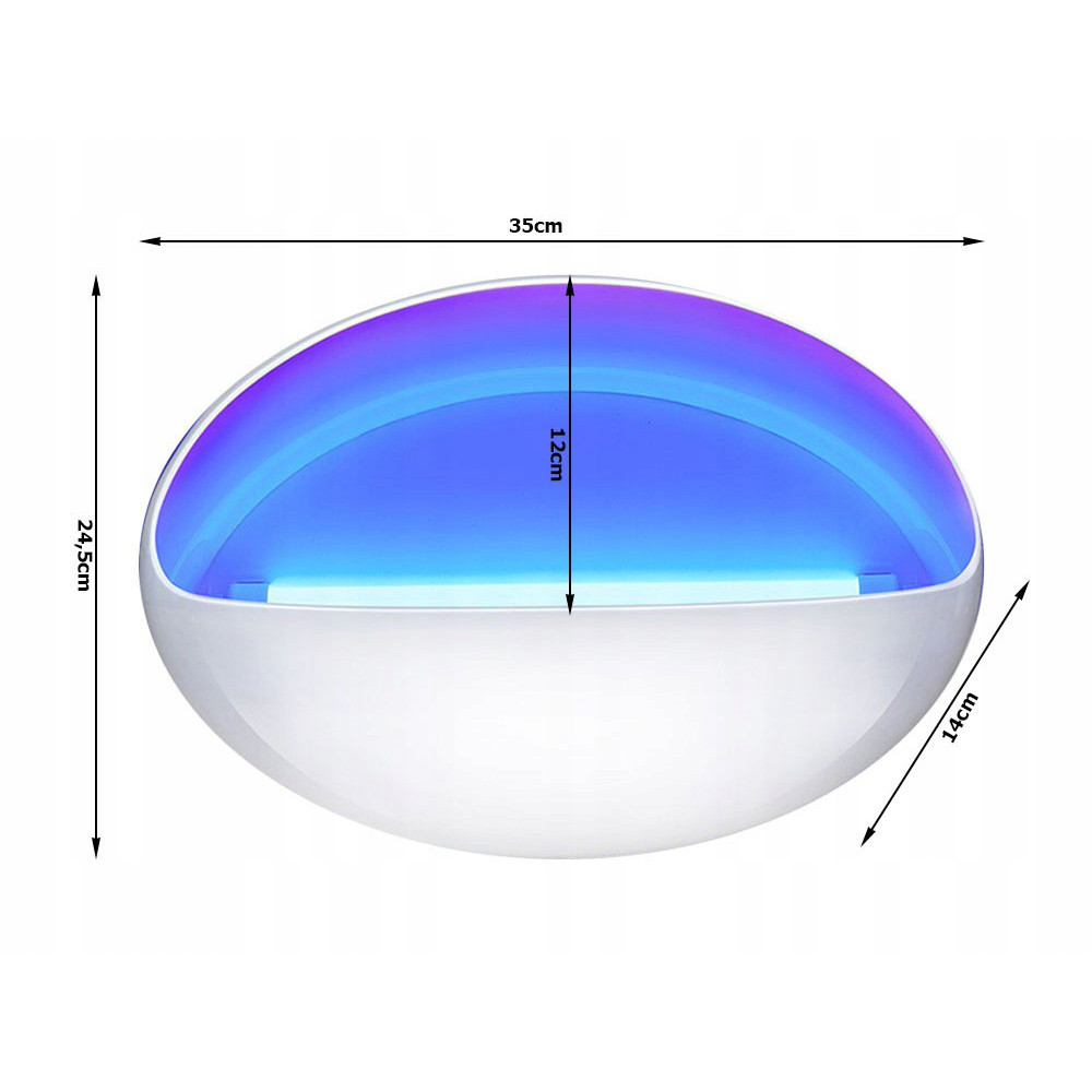 Инсектицидная лампа с липким вкладышем Verk Group 01933 Одеса - зображення 2