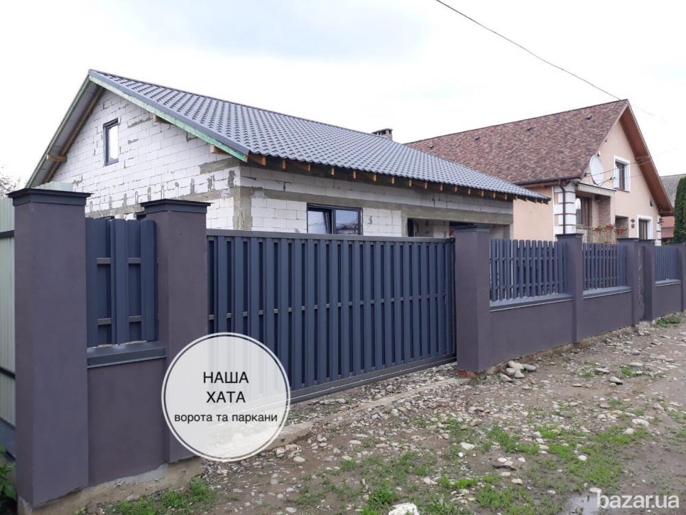 Ворота відкатні,розсувні під ключ,ціна.Автоматика.Сквіра Київська область Сквира - зображення 9