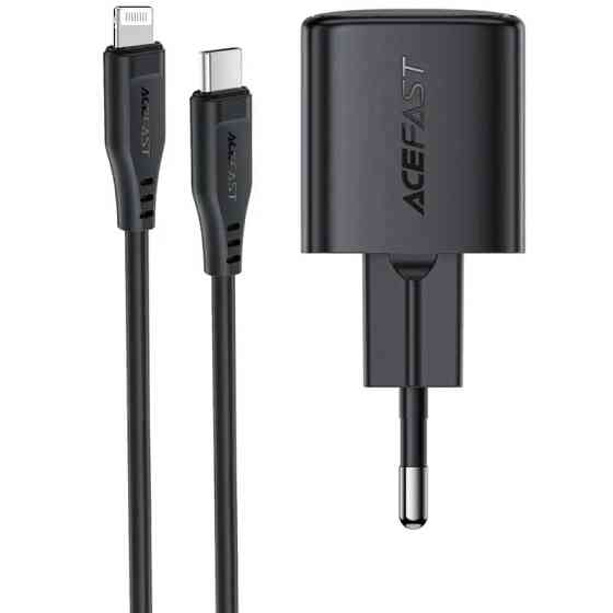 СЗУ Acefast A118 PD30W GaN (1USB-C) + кабель Type-C to Lightning Херсон