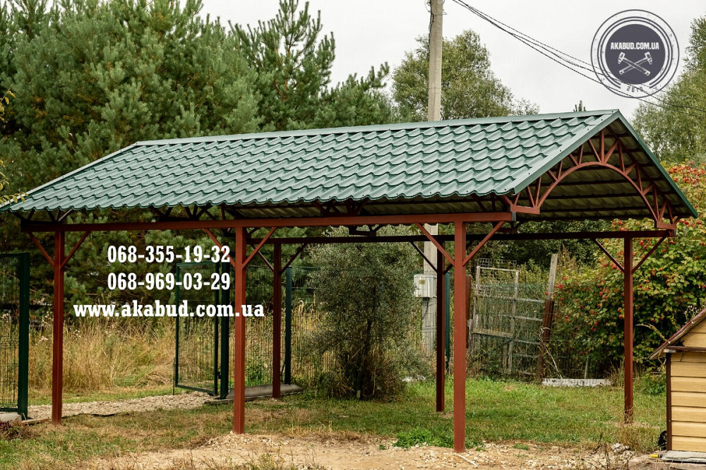 Навіси, ворота, хвіртки, решітки, козирки, паркани від виробника Кривий Ріг - зображення 3