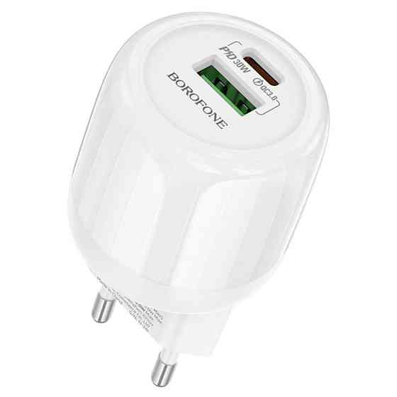 СЗУ Borofone BA94A Lustrous PD30W+QC3.0 (1USB-A/1C) Херсон
