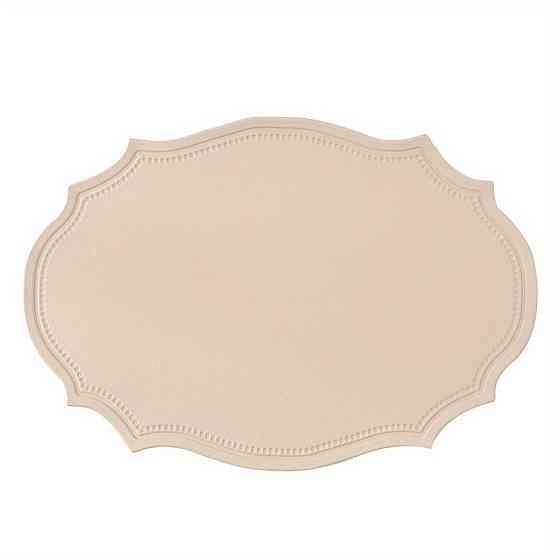 Подставки под тарелку Leeseph 30*43см 4шт беж овальные Одеса