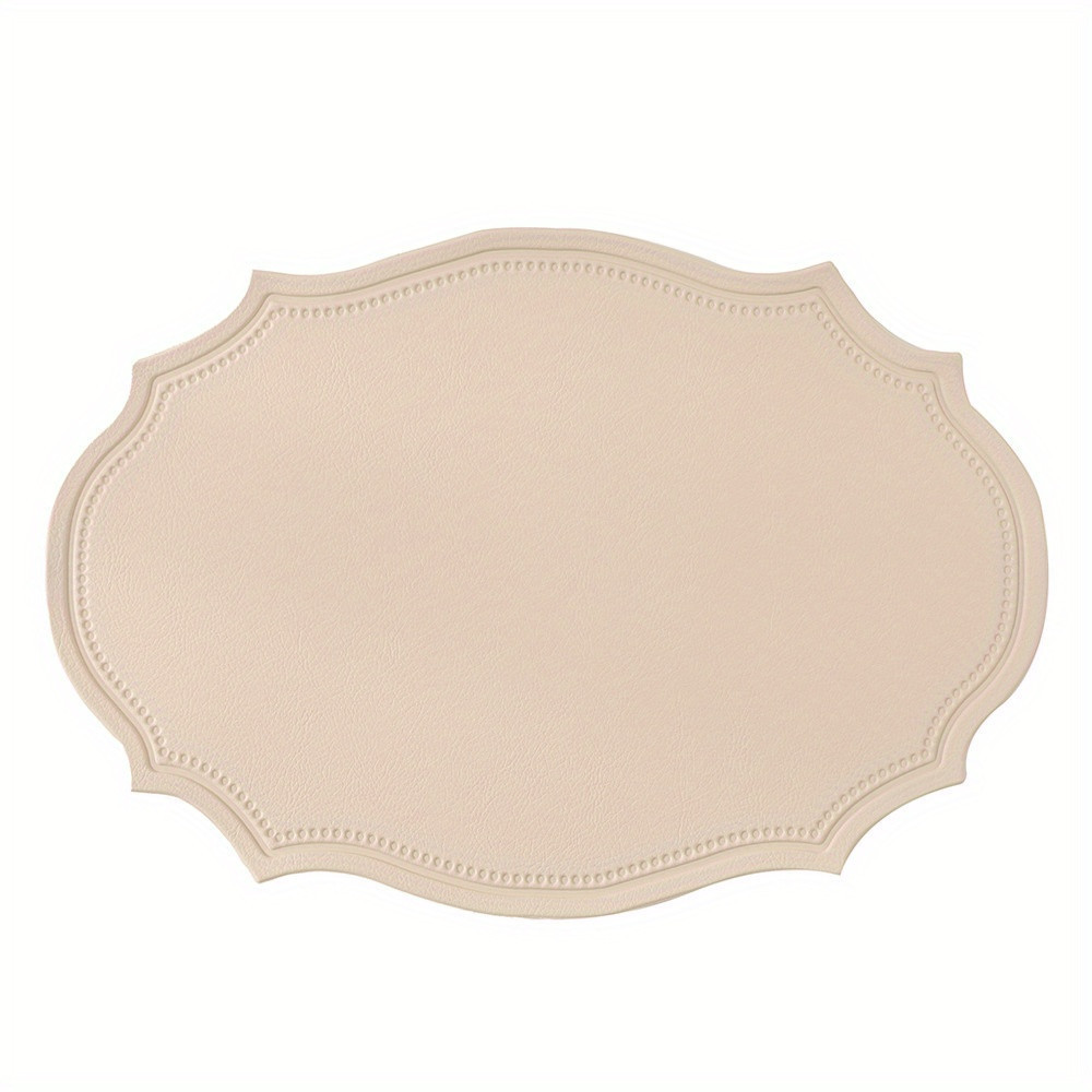 Подставки под тарелку Leeseph 30*43см 4шт беж овальные Одеса - зображення 1