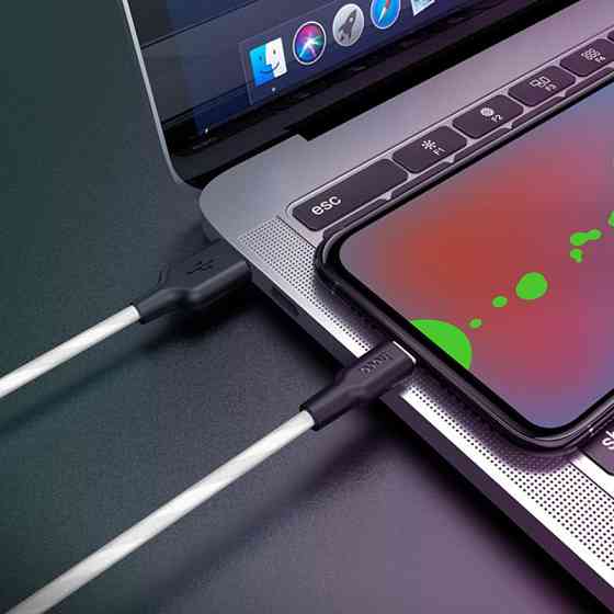 Дата кабель Hoco X21 Plus Silicone Lightning Cable (1m) Херсон