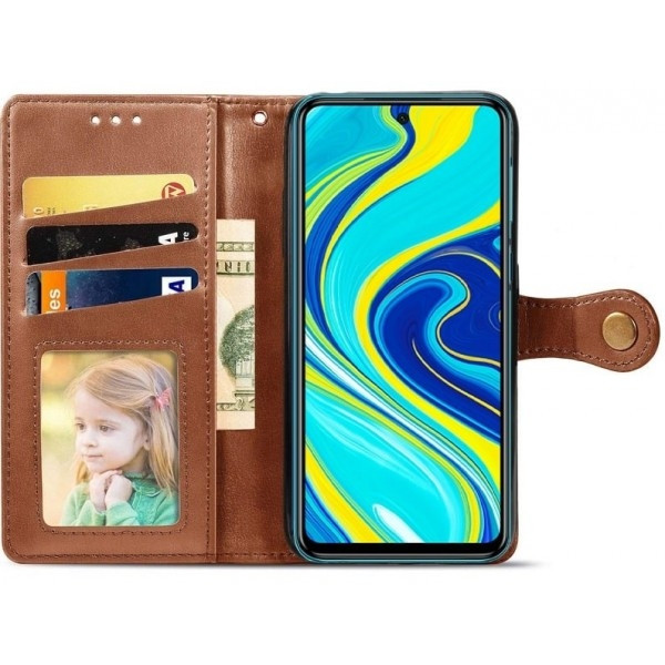 Чохол-книжка Getman Galant Xiaomi Redmi Note 9S Brown (Код товару:11359) Харків - зображення 3