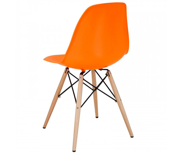 Стілець Тауер Вуд пластиковий помаранчевий Дніпро - зображення 3