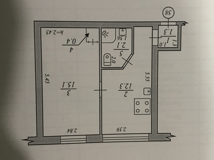 Продам 1 ком.кв.ул.Ю.Савчкеко(верх). Днепр - изображение 2