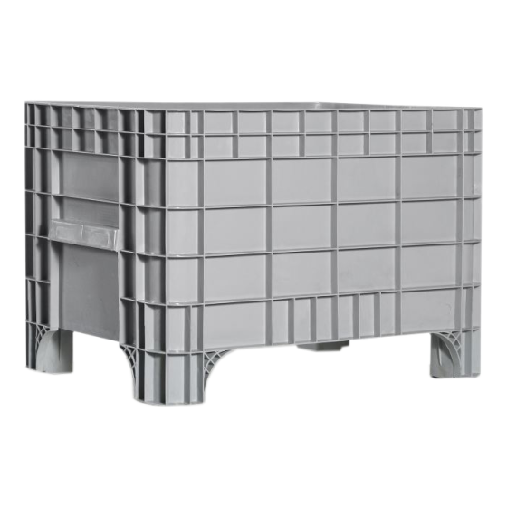 Пластиковый контейнер 930 х 590 х 515 пищевой 270 л без колес серый Kayalarplastik Київ