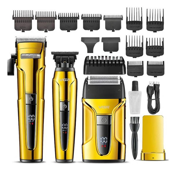 Комплект длят стрижки VGR V-694 GOLD золотистый Киев - изображение 1