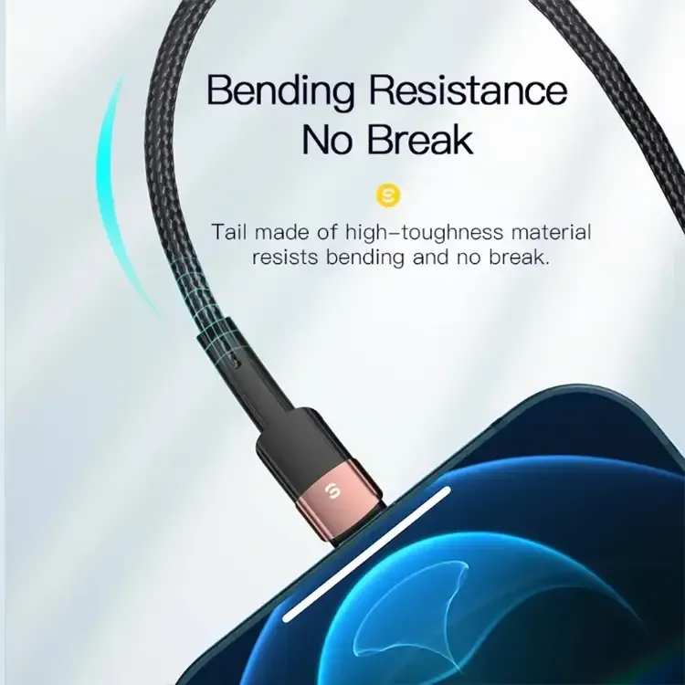 Зарядний кабель Fast Charge ESSAGER 6A Type-C 1 метр Мукачево - изображение 4