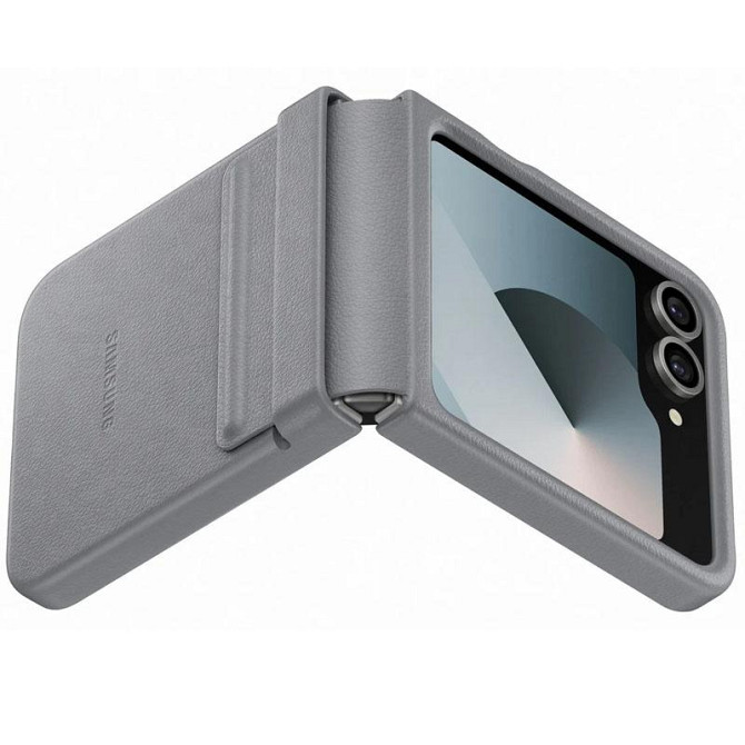 Кожаный чехол Leather Case (AAA) для Samsung Galaxy Z Flip7 Херсон - зображення 5