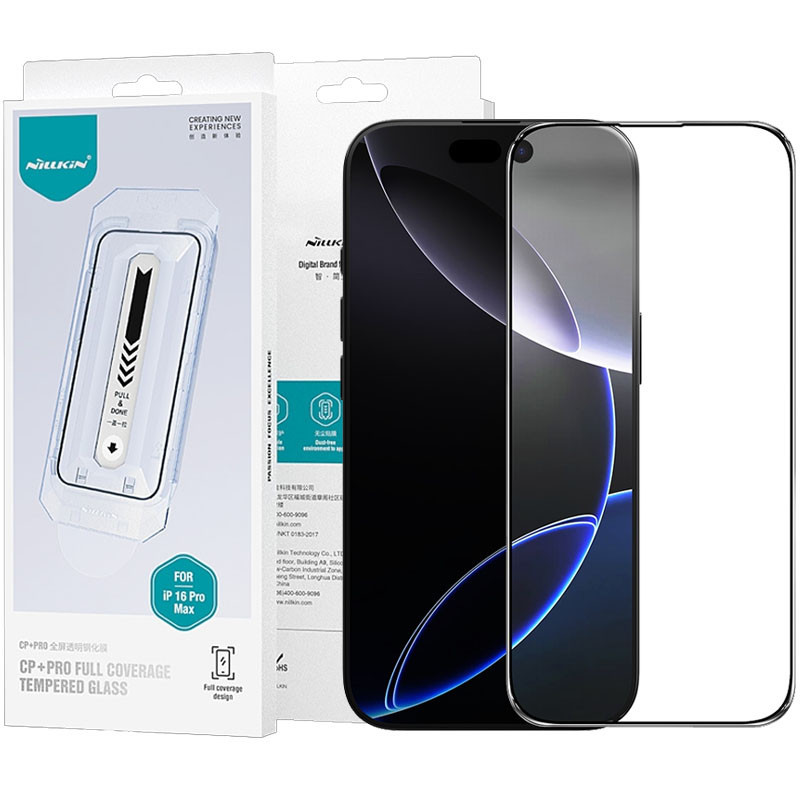 Защитное стекло Nillkin (CP+PRO) для Apple iPhone 16 Pro Max (6.9") (+ аппликатор) Херсон - изображение 1