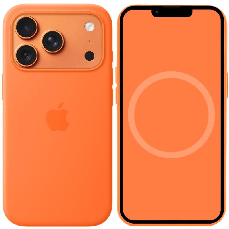 Чехол Silicone case (AAA) with Magsafe and Animation для Apple iPhone 17 Pro (6.3") Херсон - зображення 1