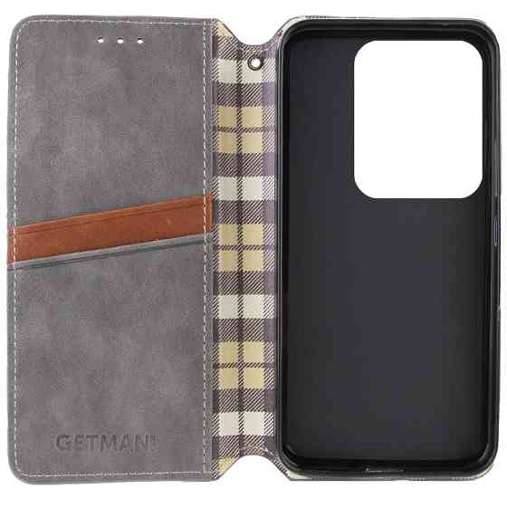 Кожаный чехол-книжка GETMAN Cubic (PU) для Motorola Edge 70 Fusion / 70 Fusion+ Херсон