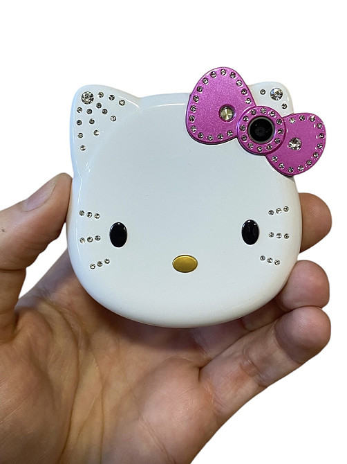 Маленький мобильный телефон AIEK Hello Kitty 2 сим-карты (White) Київ - зображення 1