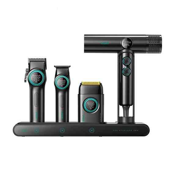 Комплект длят стрижки VGR STEPLERSS PRO 4 IN 1 BLACK черный Киев