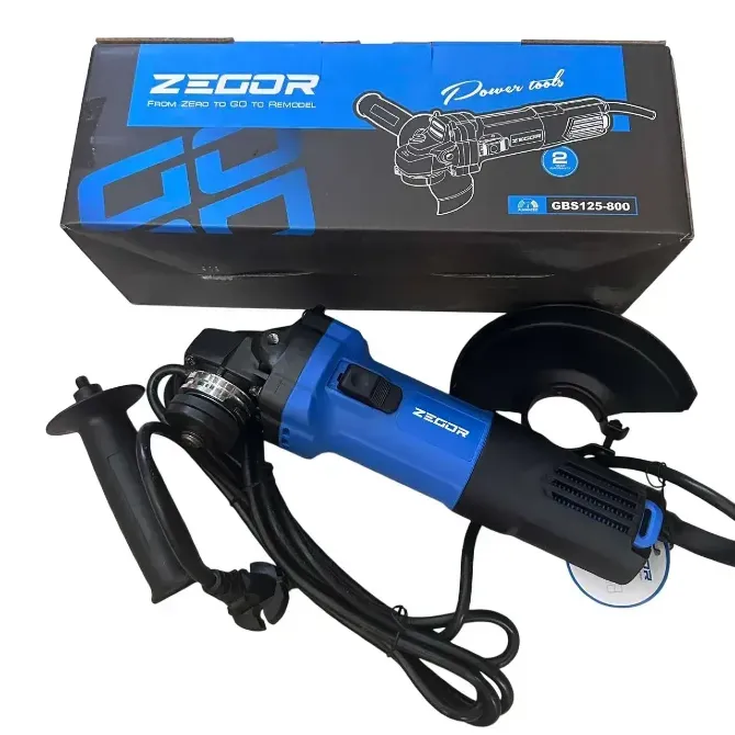 Потужна кутова шліфувальна машина Zegor GBS125-800 (800 Вт / 125 мм) ⚡ Львів - зображення 1