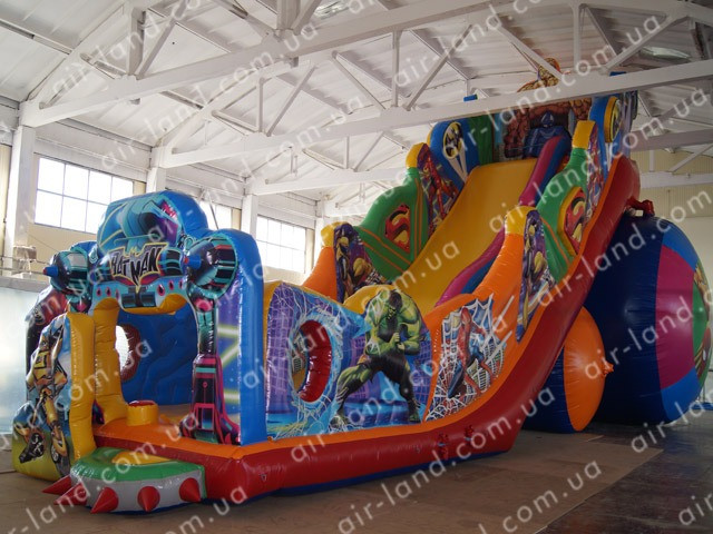 Надувна гірка Супергерої 8 Киев - изображение 4