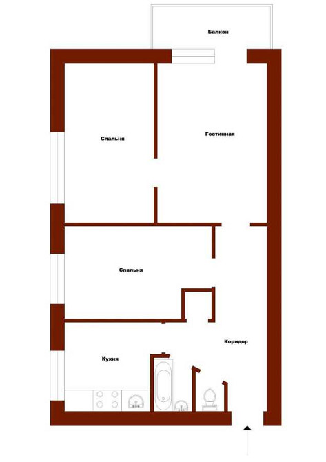 долгосрочная аренда 3-к квартира Одесса, Хаджибейский, 8500 грн./мес. Одесса - изображение 8