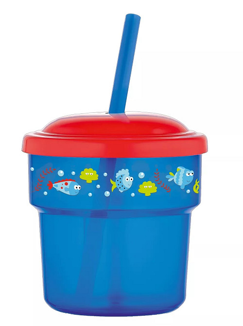 Склянка дитяча Gusto Fizbo GT-G-222049-blue 250 мл синій Київ - зображення 1