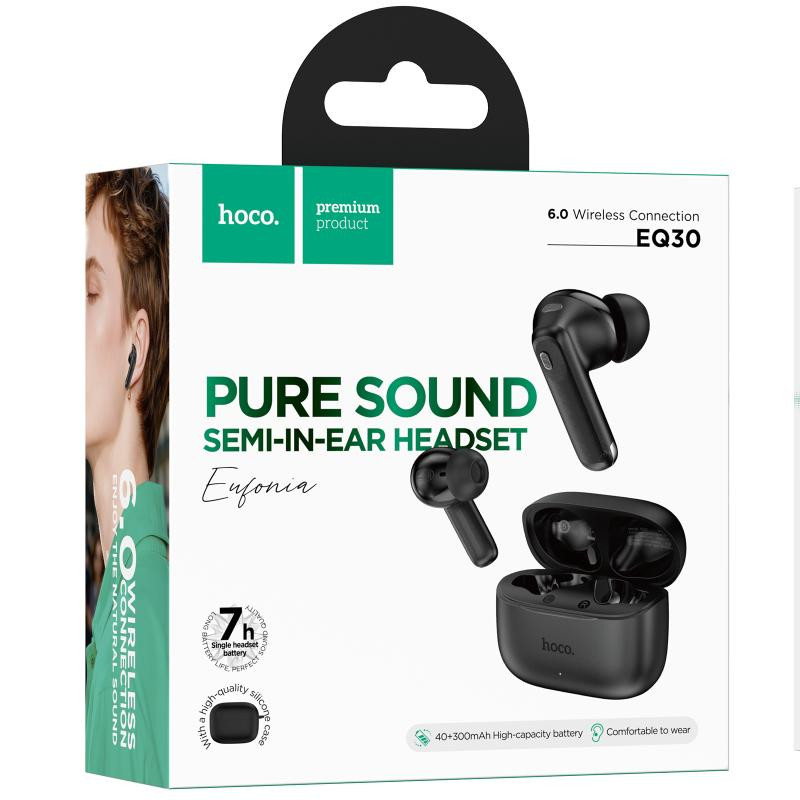 Беспроводные TWS наушники Hoco EQ30 Eufonia Херсон - зображення 4