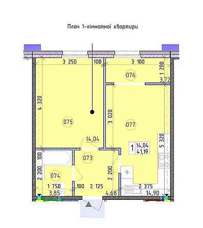 продажа 1-к квартира Киев, Голосеевский, 109500 $ Київ